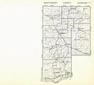 Montgomery County, Prairie, Upper Loutre, Danville, Outre, Bear Creek, Danville, Rhineland, Egbert, Bluffton, Missouri State Atlas 1940c